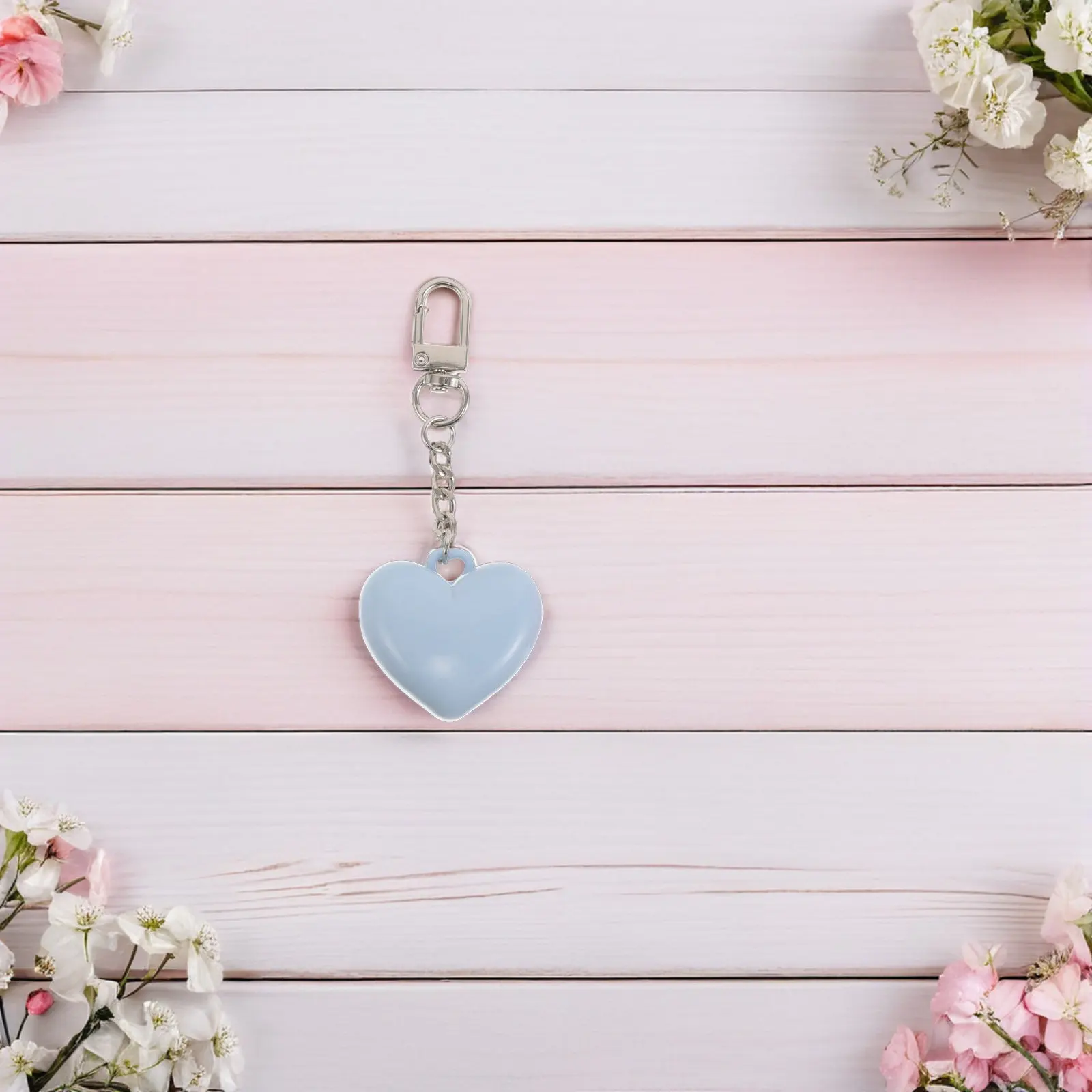 3Pcs Empty Heart Shape Eyeshadow Storage Box Refillable Makeup Palette with Mirror Keychain Travel Compact Organizer Makeup