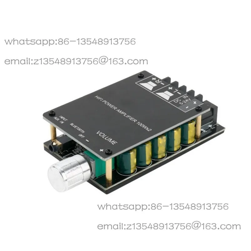 Bluetooth Digital Power Amplifier Board Module 2.0 Dual Channel 2 * 100W High Power Audiophile Grade HIFI