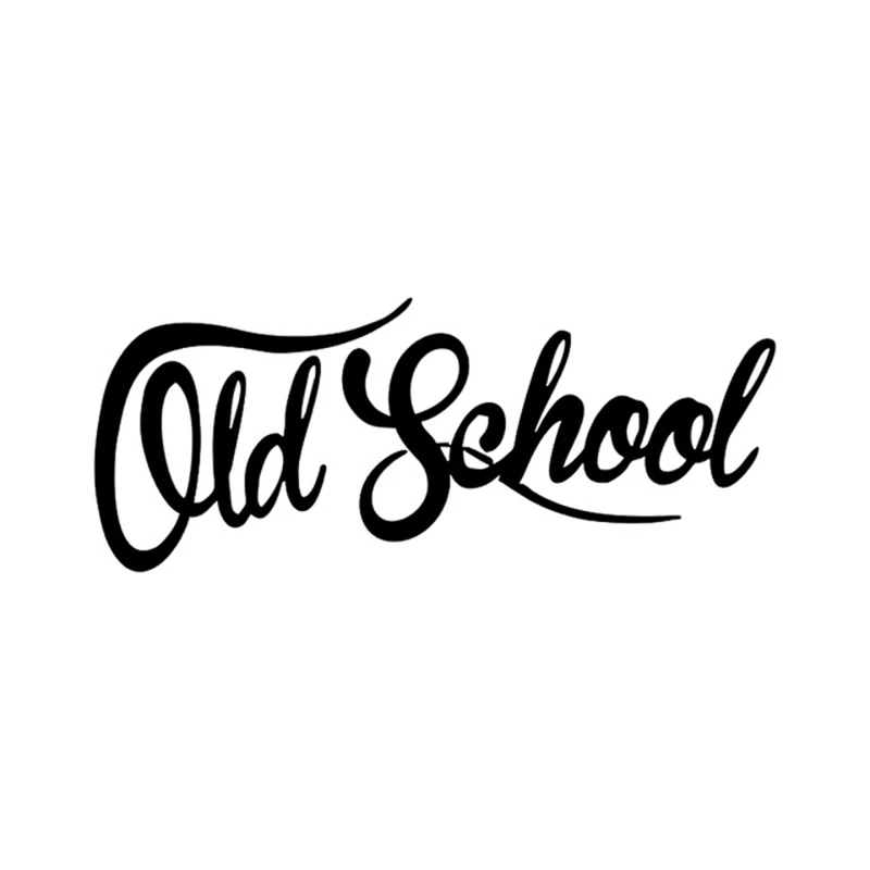 

Old School funny vinyl car sticker waterproof car decal stickers on car truck bumper rear window laptop