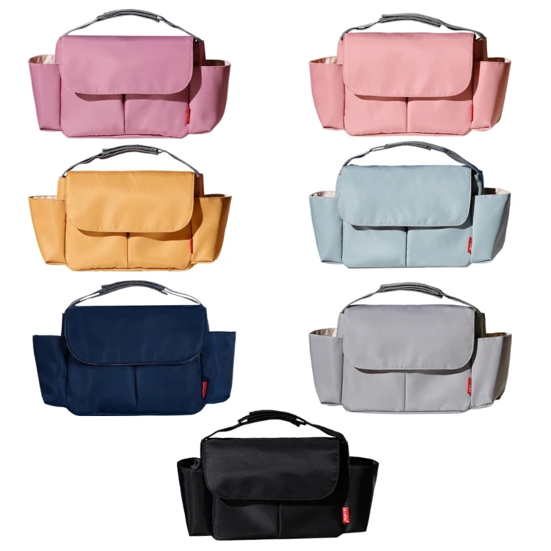 

Nylon Baby Diaper Bag Waterproof Nylon Travel Nappy Bag for Cart Multi-color