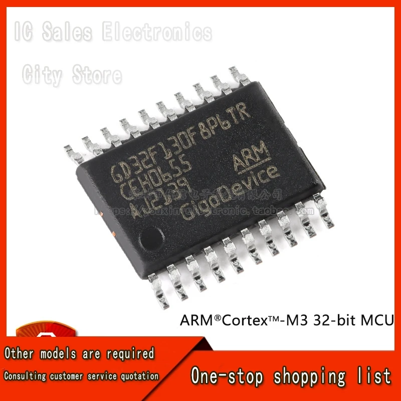 Original GD32F130F8P6TR TSOP-20 ARM Cortex-M3 32-bit microcontroller -MCU