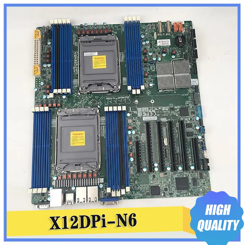 X12DPi-N6 For Supermicro Dual Server Motherboard LGA-4189 Third Generation Xeon Scalable Processor DDR4 RECC