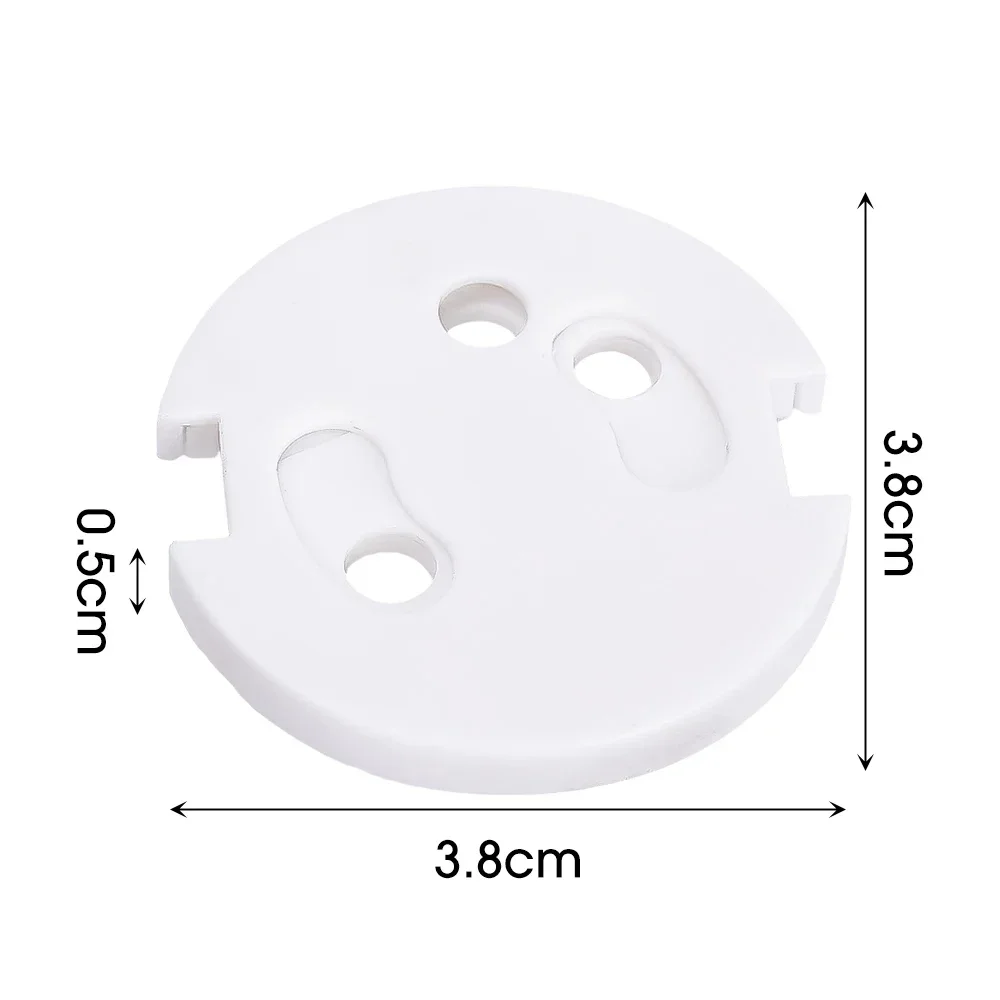 Housses de protection de prise de sécurité électrique pour bébé, anti-choc électrique, prise de courant pour bébé, protection de protection, blanc, clair, soins