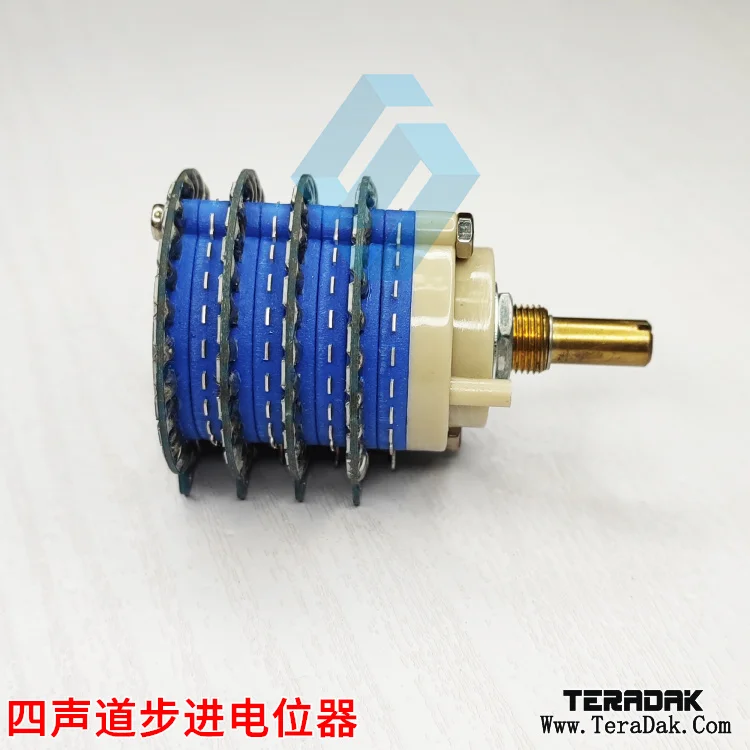 Four channel high-precision 24 bit 10K20K50K100K250K stepper volume sensor with small error potentiometer