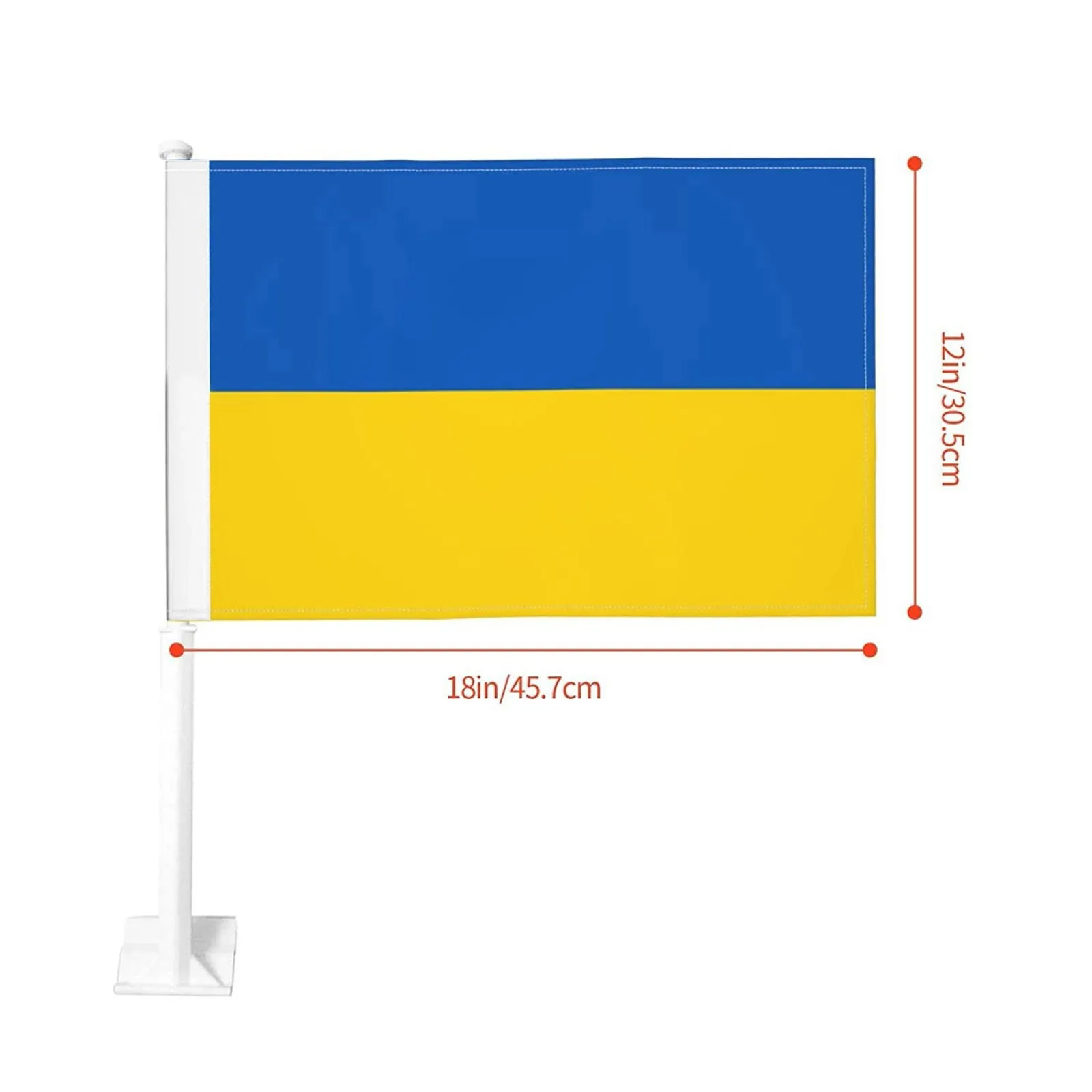 12x18in Ukraine Flag Ukrainian Banner Flags Decoration Flags For Party Festival Parades Parties Decor Excluding Flagpoles