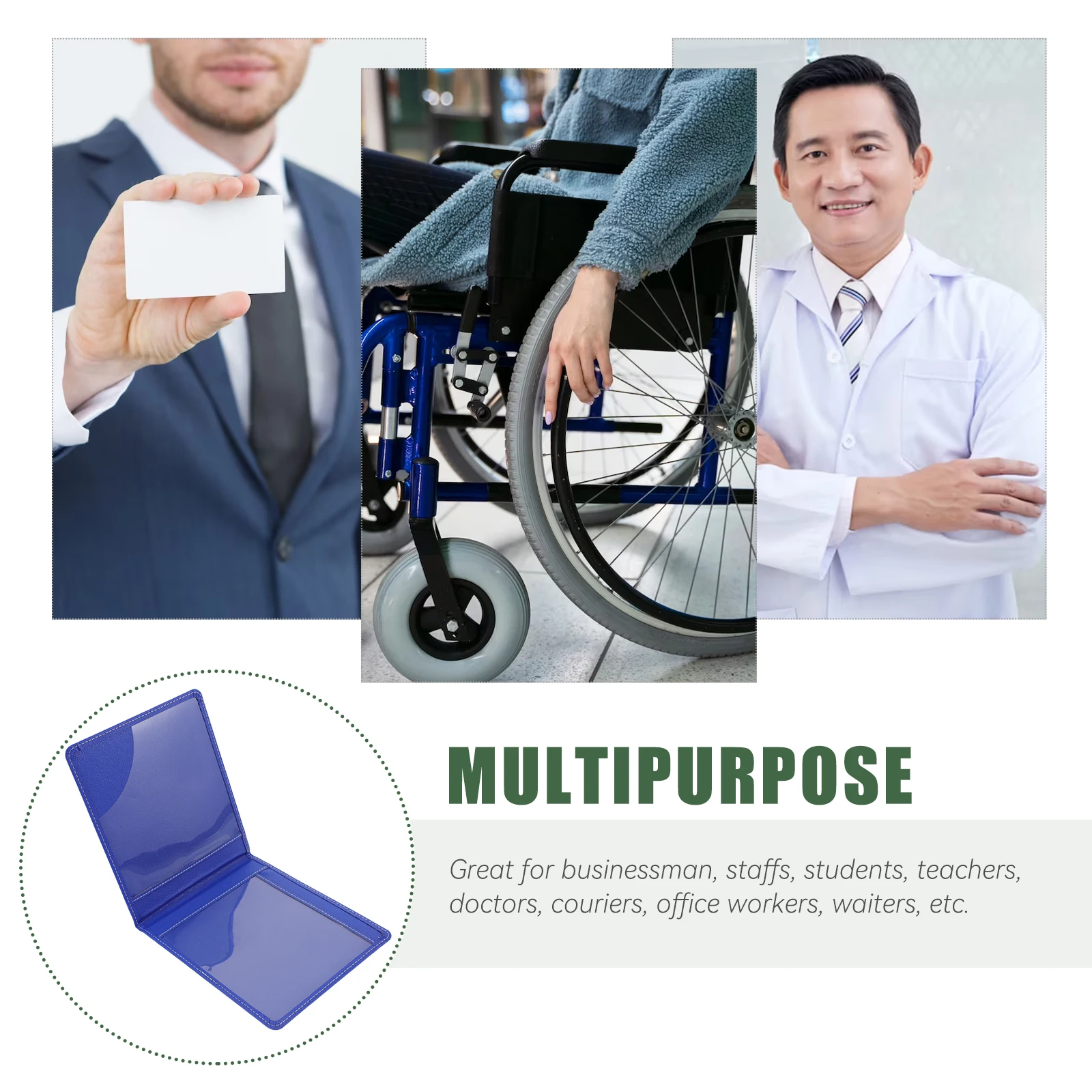 

Disabled Certificate Cover Portable Id Card Protector Wear-Resistant Compact Lightweight Card Holder For Credit Student