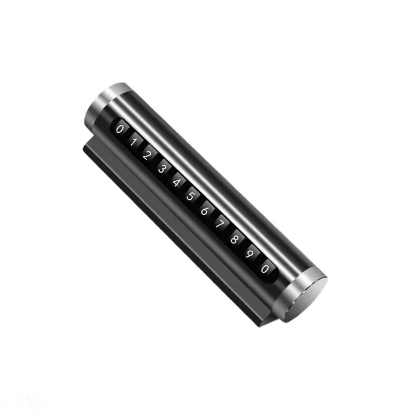 G7NA Zinc Alloy Outdoor Parking Number Plate Secure Nonslip Base Vehicle Contact Tool