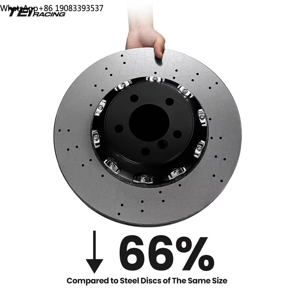 TEI Carbon Ceramic Composite Material Brake Rotor Disc for 18 Inch and for Larger Rim