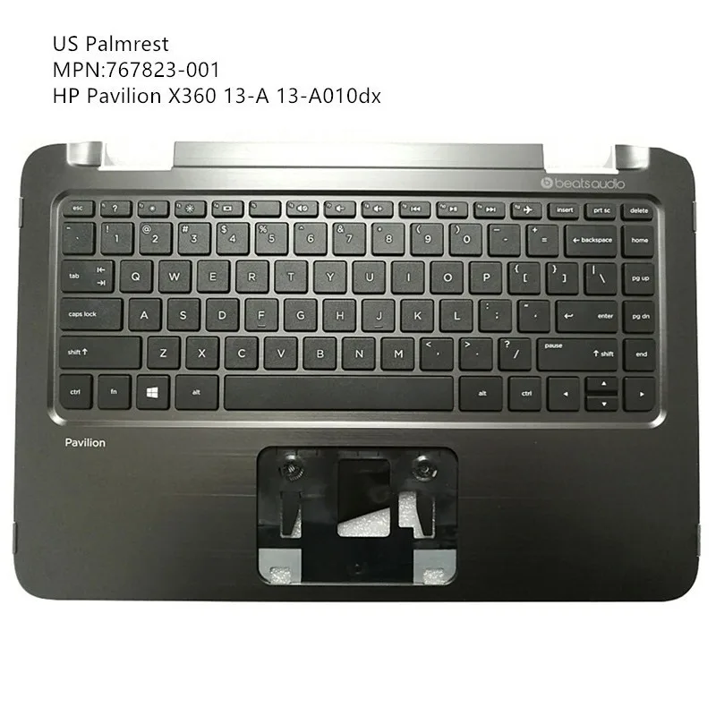 

New Palmrest Case Keyboard Cover For HP Pavilion X360 13-A 13-A010 US 767823-001