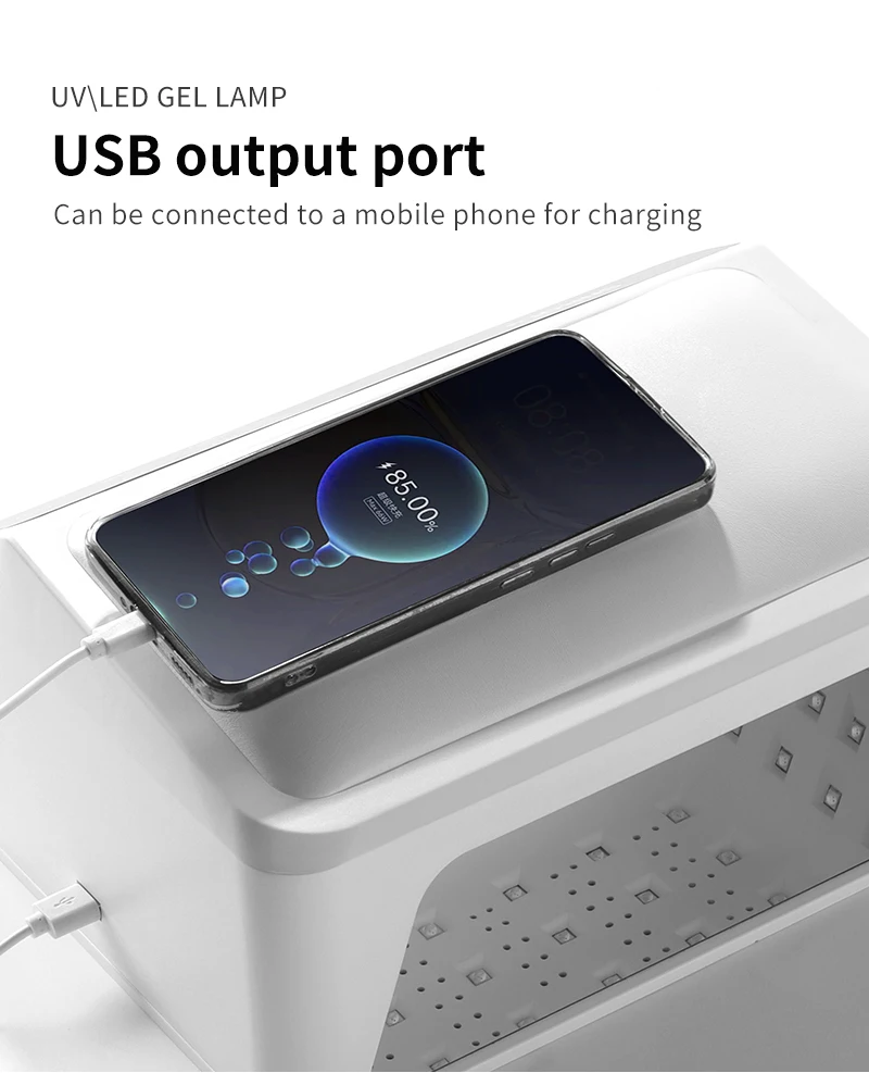 NEWGAGA 가정용 66개 비즈 UV LED 네일 램프 (팔 받침대 포함) 젤 폴리쉬용 72W 네일 라이트 드라이어 (4개 타이머 포함, 살롱용) 일 드라이어 램프, 모든 유형의 젤 폴리쉬를 빠르게 건조, 살롱과 가정용으로 사용 가능한 72W LED 네일 램프.