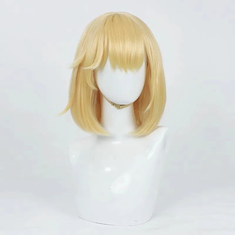 Anime Level Gezongen Jinwoo Cosplay Pruik Cha Hae-In Rollenspel Pruiken Gouden Haar Halloween Carnaval Party Outfit Kerst Prop