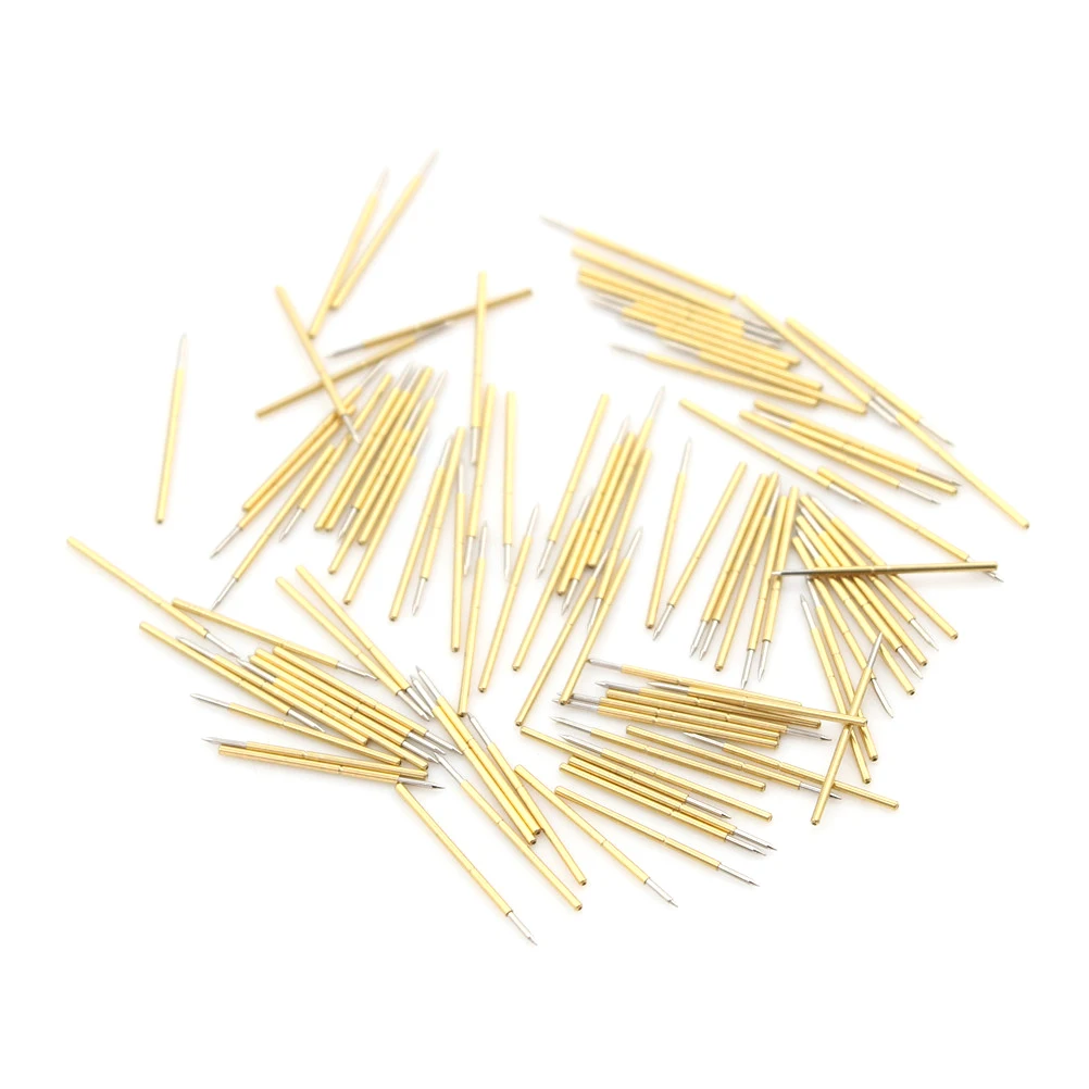 3A 100Pcs/Bag Stainless Steel Spring Test Probe Pogo Pin P50-B1 Dia 0.5mm Length 16.35mm Wholesale