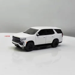 그린라이트 합금 1:64 2021 타호 경찰 추적 차량 SUV 자동차 모형 성인 기념품 선물 정적 전시
