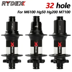 RYDEX 32 Holes Mtb Hub Ratchet Bearing 12x148 Rear Boost Hubs For Shimano Hg50 Hg200 M6100 M7100 Mountain Bike 12 Speed Cassette
