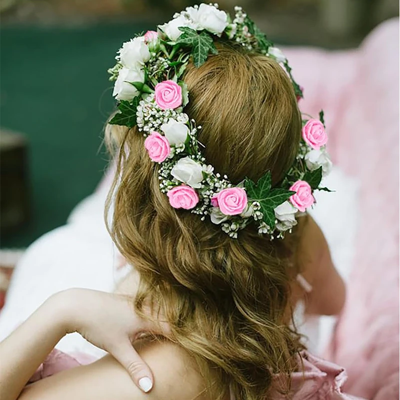 6/12 Stück Kristallrose, künstliche Blumen, 7 cm, gefälschter Blumenkopf für Heimdekoration, Hochzeit, Hochzeit, Dekoration, DIY, Handwerk, Geschenk, Zubehör – Detail 7
