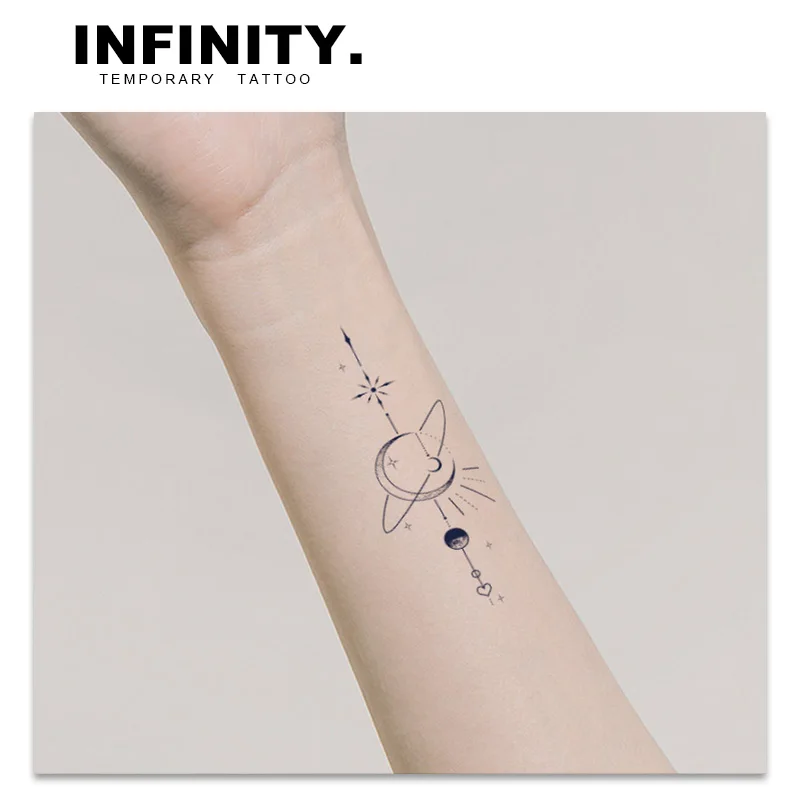 Star Universe temporary tattoo sticker, waterproof magic tattoo, lasts to 8-15 days fake tattoo, semi permanent tattoo