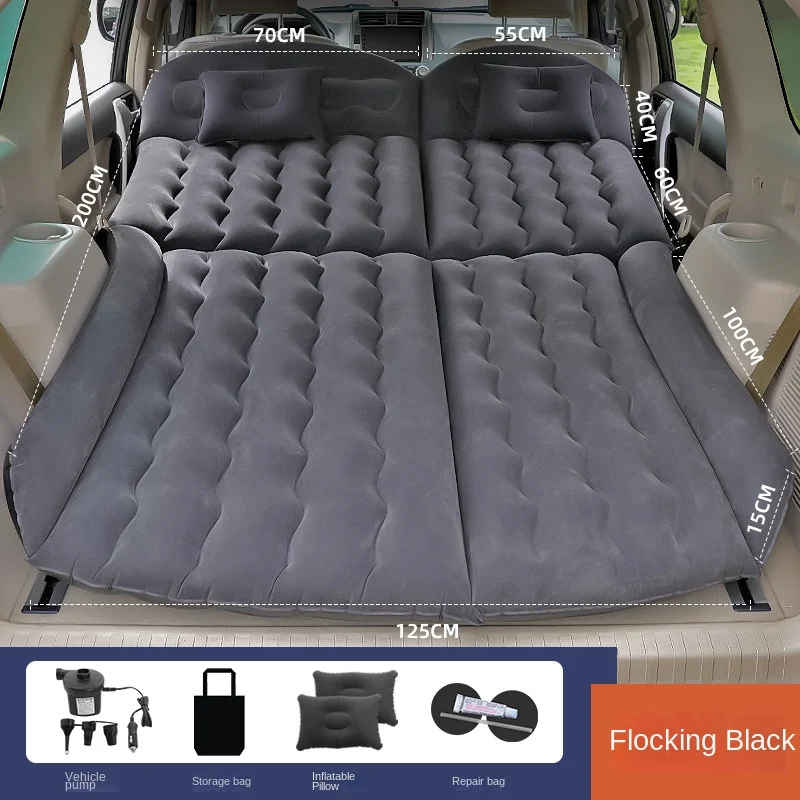 

Car Travel Bed Inflatable Bed SUV Rear Seat Trunk Comfortable Soft Universal Mattress Air Bed Auto Supplies Interior Accessories