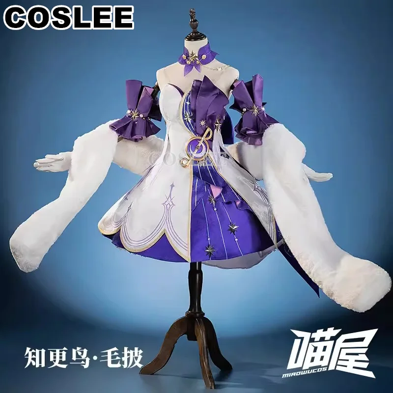 COSLEE Robin Cosplay Honkai: Star Rail Costume Lovely Party Dress Uniform Game Suit Halloween Carnival Party Outfit Women S-XL