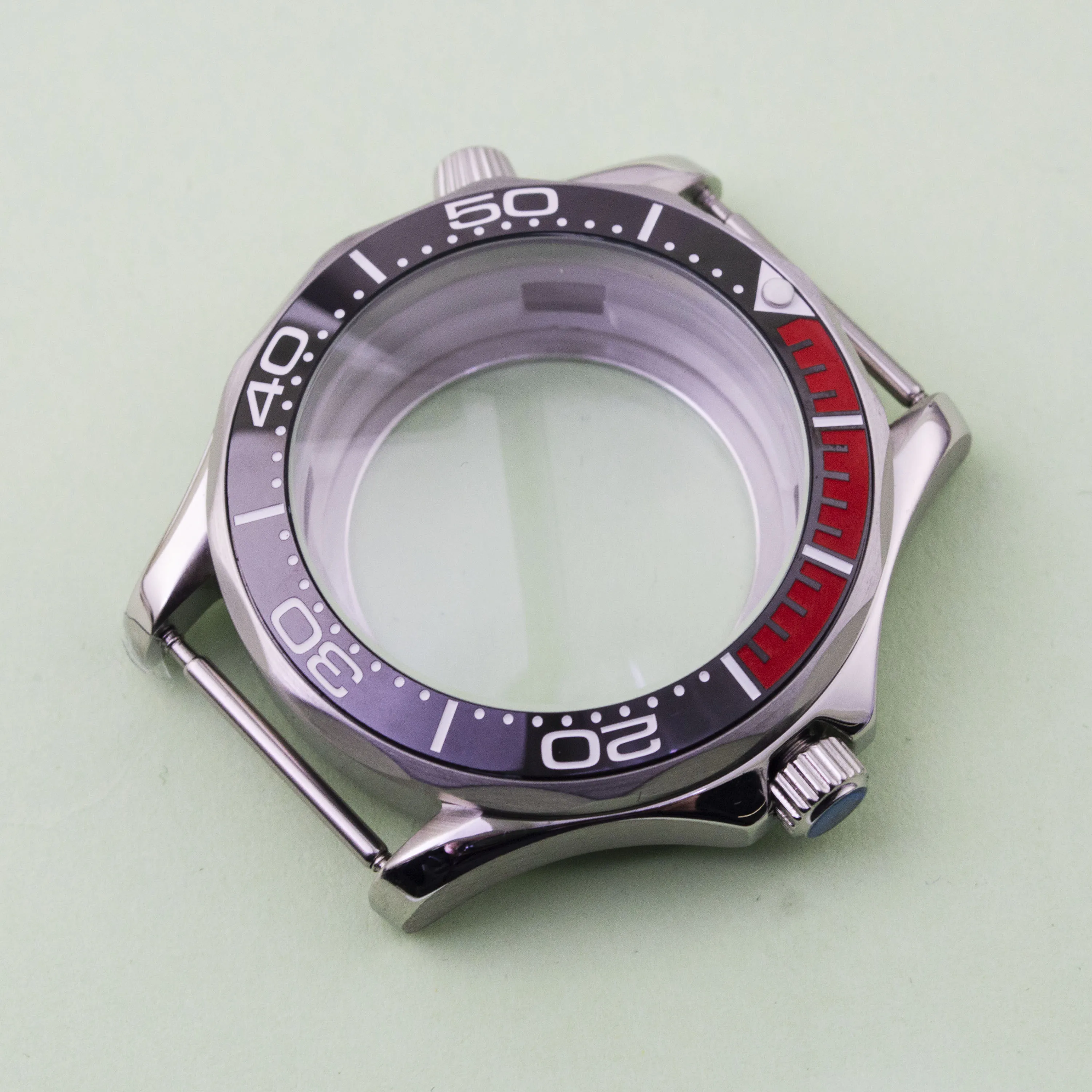 NH35 Watchcase for Seamaster 300 Case 41mm 316L Stainless Steel 10bar Waterproof fit NH35 NH36 Movement NH35 Watch Case