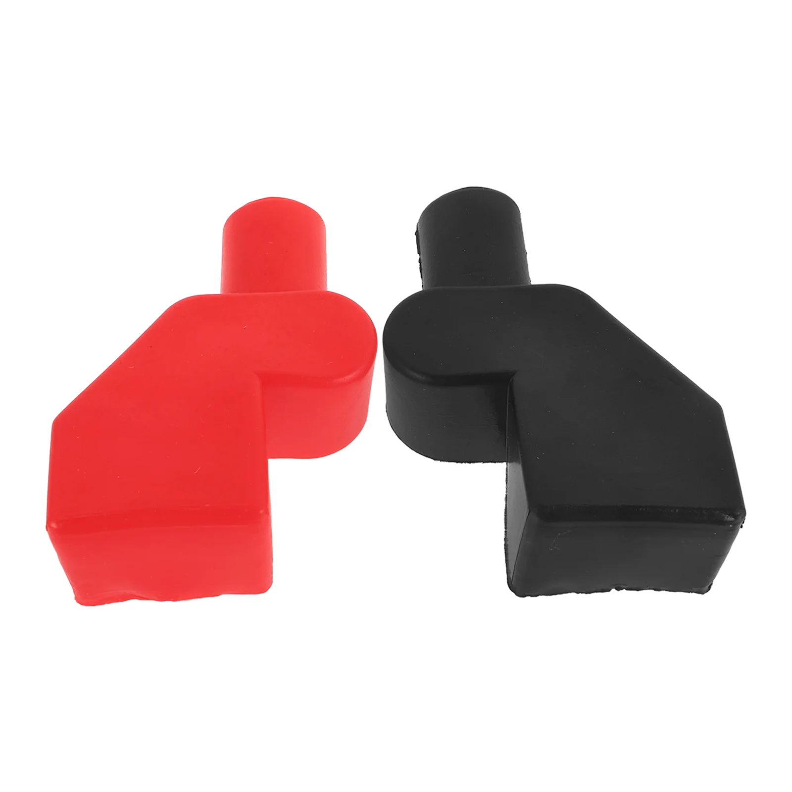 2 Pcs Protective Cover Terminal Caps Car Boots Jacket Negative Stud Covers