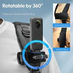 For DJI Osmo Pocket 2 Pocket Gimbal Camera Backpack Clip 360-Degree Rotatable Expansion Fixed Base Accessories