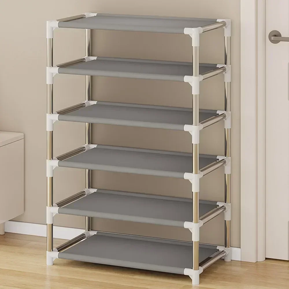 Shoe Cabinet Dustproof Fabric Multifunctional  Shoe Rack Moisture-proof Elevated Design Large Capacity Shoe Rack Cabinet