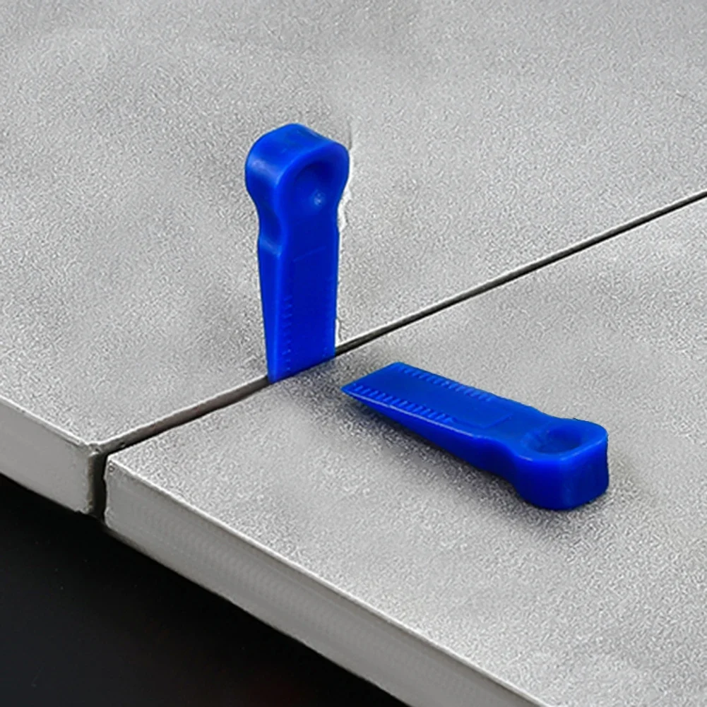 100 ชิ้นเซรามิค Spacers Wedge ระบบปรับระดับกระเบื้องตําแหน่งคลิปสําหรับพื้น Gap Fixing เครื่องมือก่อสร้างอาคาร