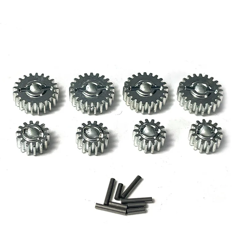 อะไหล่โลหะอัพเกรด FMS FCX24 1/24 เพลาพอร์ทัลหน้า-หลัง และเฟืองส่งกำลังเหล็ก สำหรับรถบังคับวิทยุ Smasher Lemur RC Crawler Truck