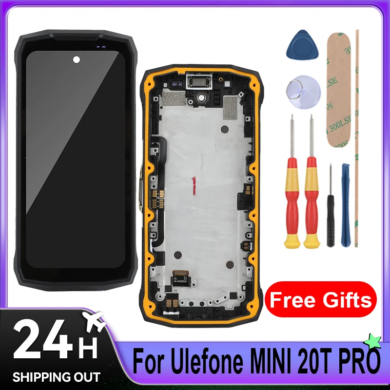 Wyświetlacz LCD + Ekran Dotykowy + Ramka + Narzędzia do Ulefone Armor Mini 20T Pro/Armor Mini 20 Pro/Armor Mini 20/ Armor Mini 4