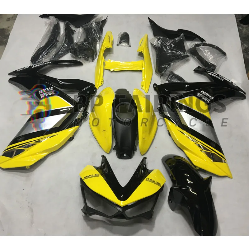 NEW ABS Fairings Kit Fit For YAMAHA YZF R3 2015 2016 2017 2018 Bodywork YZF-R25 15 16 17 18 set Yellow Black