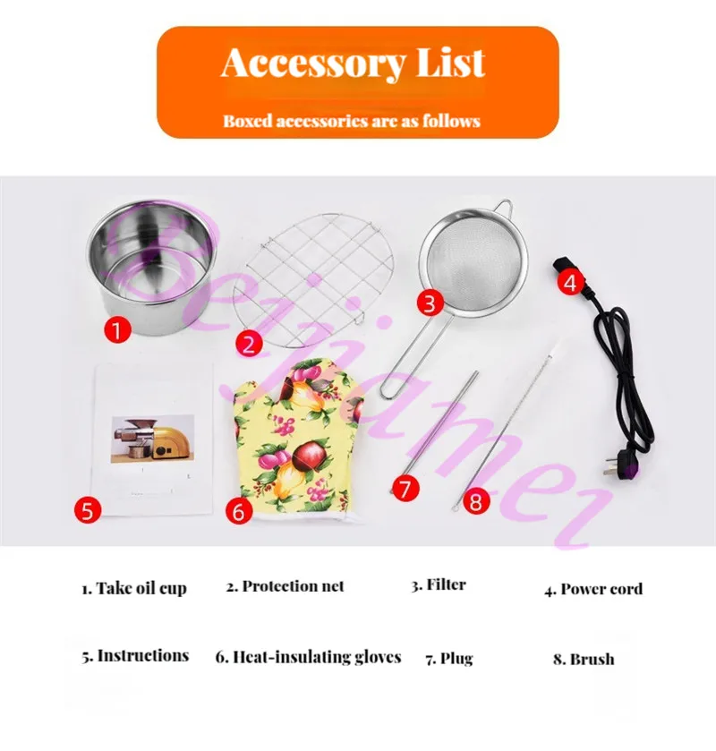 インテリジェントオイルプレス抽出機,電気ピーナッツおよびヒマワリ種子オイルプレス,高速,1250w