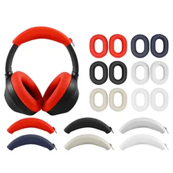 Silicone Earpads Headbeam Sleeve Soft Earmuff Shell Cover Headset Sleeve Replacement for Sony ULT WEAR WH-ULT900N/WH-1000XM3/XM4