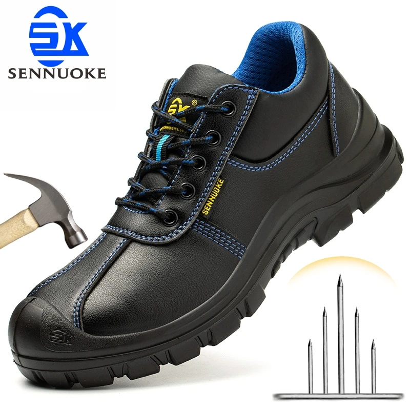 

Safety Shoes ManforWork Man's Safety working Shoes Lightweight Work Wear Industrial Security-Protection Waterproof