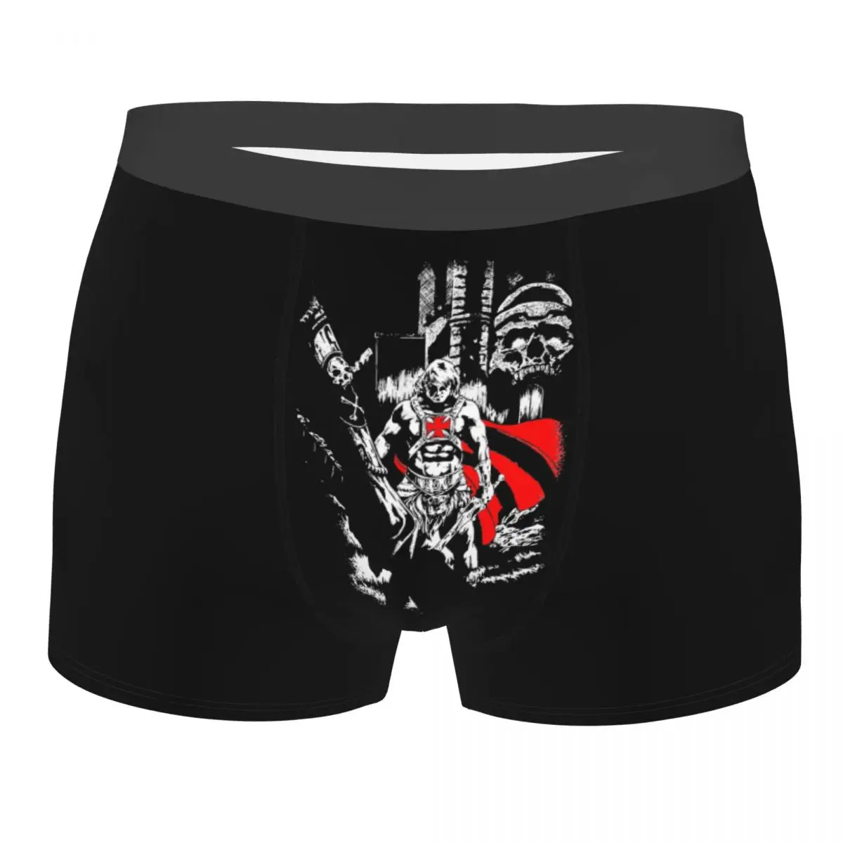 Novelty Boxer He-Man Anime Shorts Panties Briefs Men's Underwear the Masters of the Universe Polyester Underpants for Homme