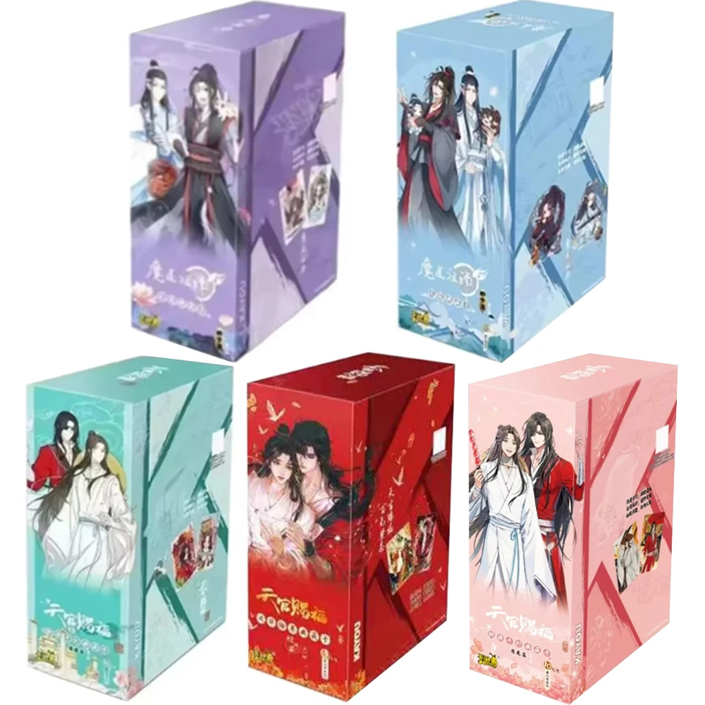 KAYOU Genuine The Founder of Diabolism Card Drunk Dream Article Signature Card Mo Dao Zu Shi Lan Wangji Wei Wuxian PR Card