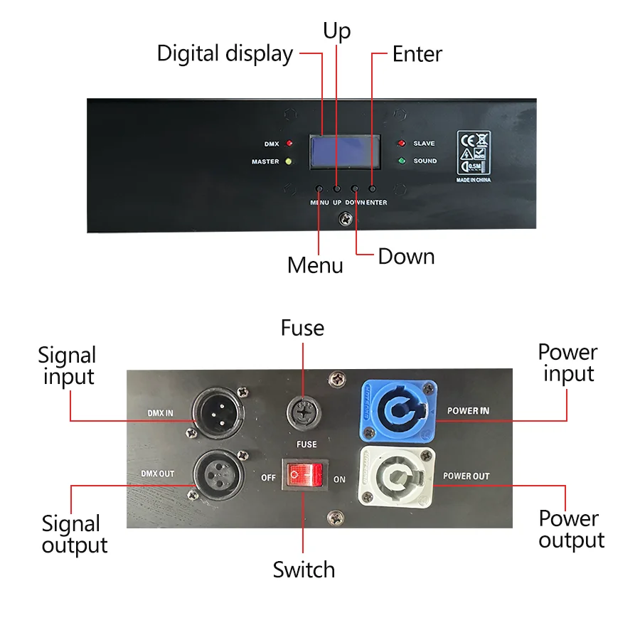 6X500mw RGB 3in1 6 Eyes Laser Moving Head Light LED Projector Light Stage lighting effect equipment DMX512 For Disco Party DJ