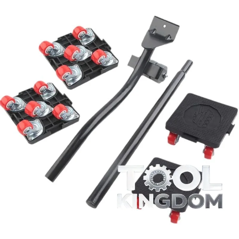 

Heavy object movers, household and office moving tools, 5-piece set of moving tools, 5-wheel moving tool set