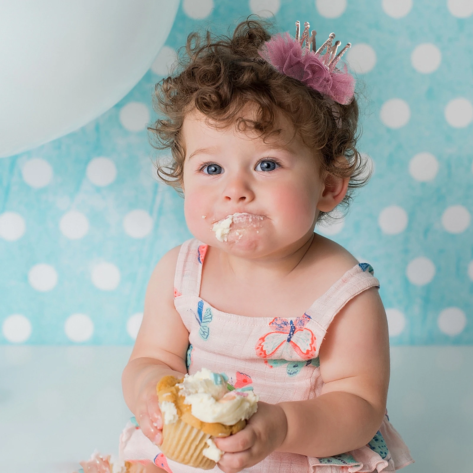 

1 шт., детская заколка для волос с короной, черная заколка для волос со стразами, аксессуары для волос для девочек, подарок для прогулок, детская заколка для волос