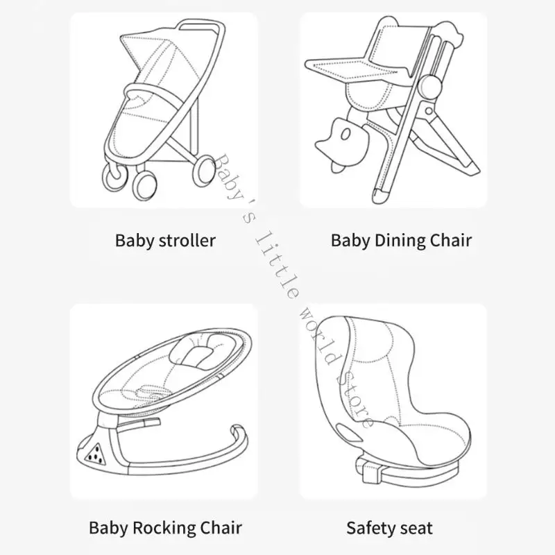 Schnell trocknendes, saugfähiges Baby-Urin-Pad, auslaufsicher, für Kinderwagen, Autositz, Hochstuhl