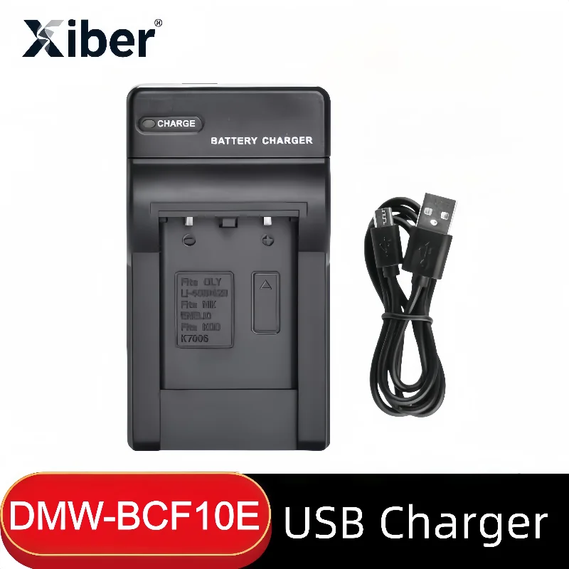 Xiber DMW-BCF10 E GK PP CGA-S/106B S/106C S/106D USB-зарядное устройство для камеры Panasonic DMC F2 F3 F4 FH1 FH20 FH22 FH3