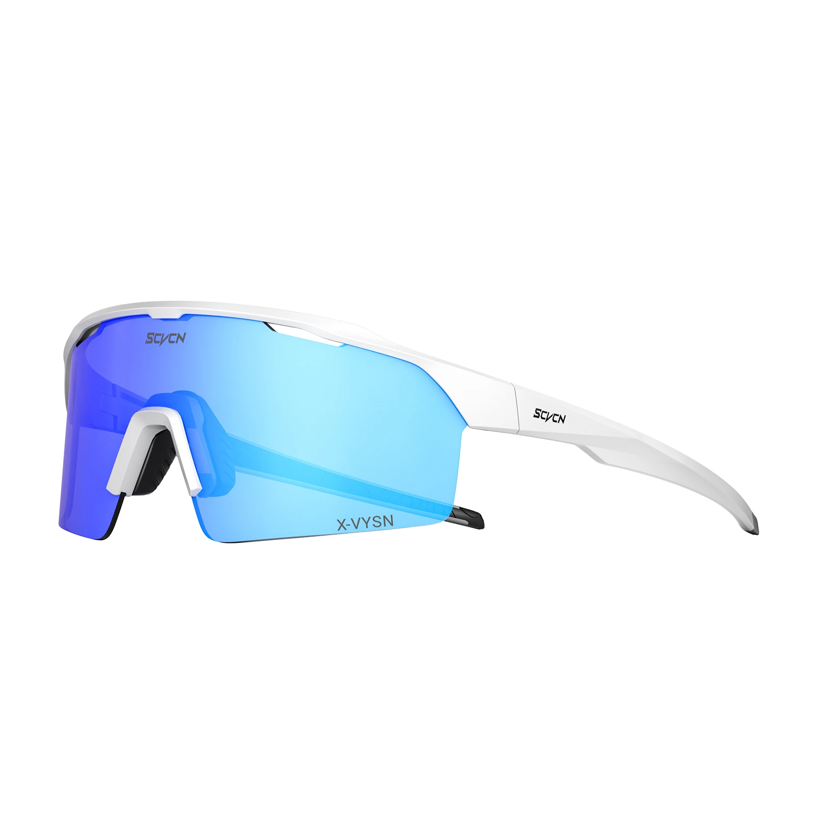SCVCN Modezonnebrillen voor heren Fotochromatische fietsbrillen Blauwe fietsbril Mountainbikebril Sportbril UV400
