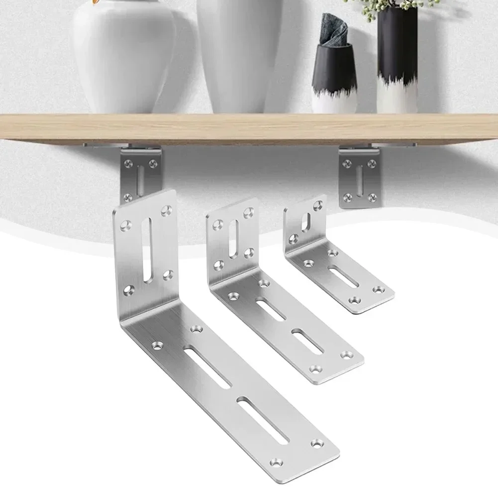 1pcs 90도 각도 브래킷 코너 브래킷 조인트 패스너 가구 도어 캐비닛 40*80mm 60*120mm 90*180mm 가구