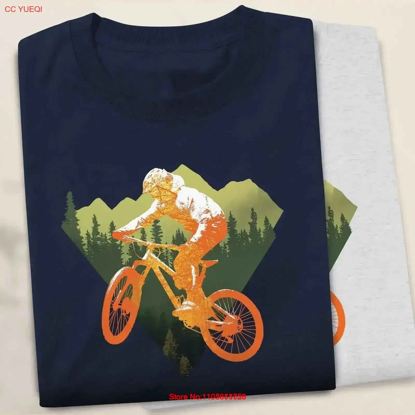 Original MTB Biking T shirt for Road Bikers BackPacking and Hiking Enthusiasts eco friendly vintage Washed fashion graphic Soft