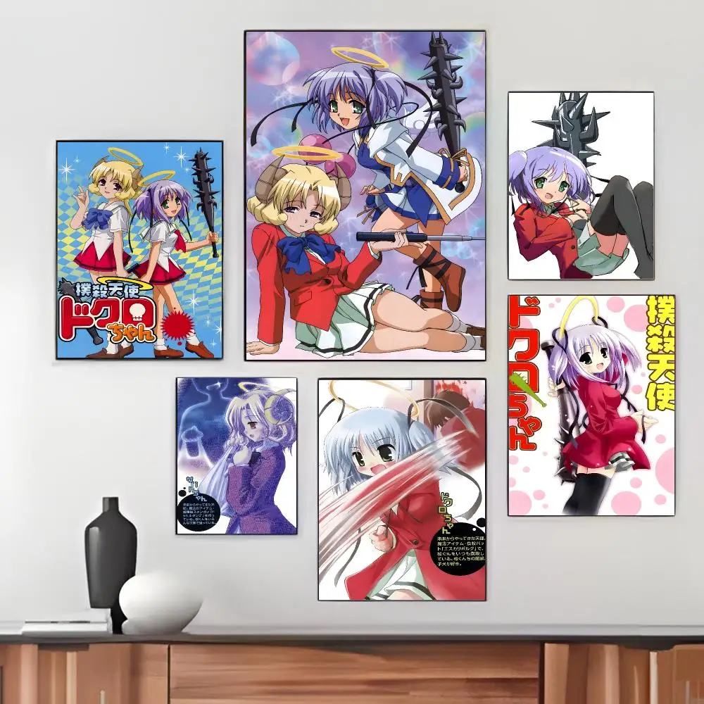 Japanese Anime B-Bokusatsu Tenshi Poster Pegatina artistica HD autoadhesiva impermeable para salon dormitorio