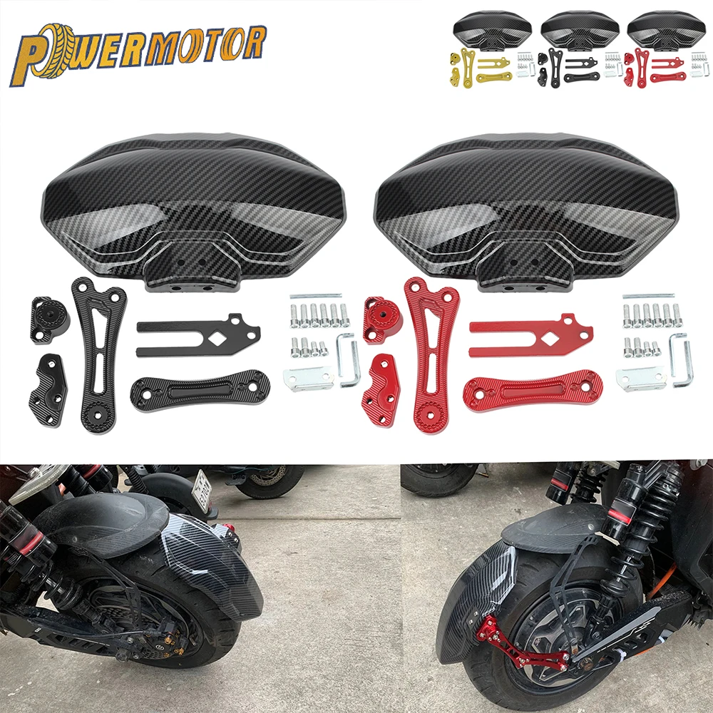 Motorrad Hinterrad Kotflügel Einstellbare Extender Kotflügel Wasser Transfer Aluminium Legierung Universal Roller Zubehör