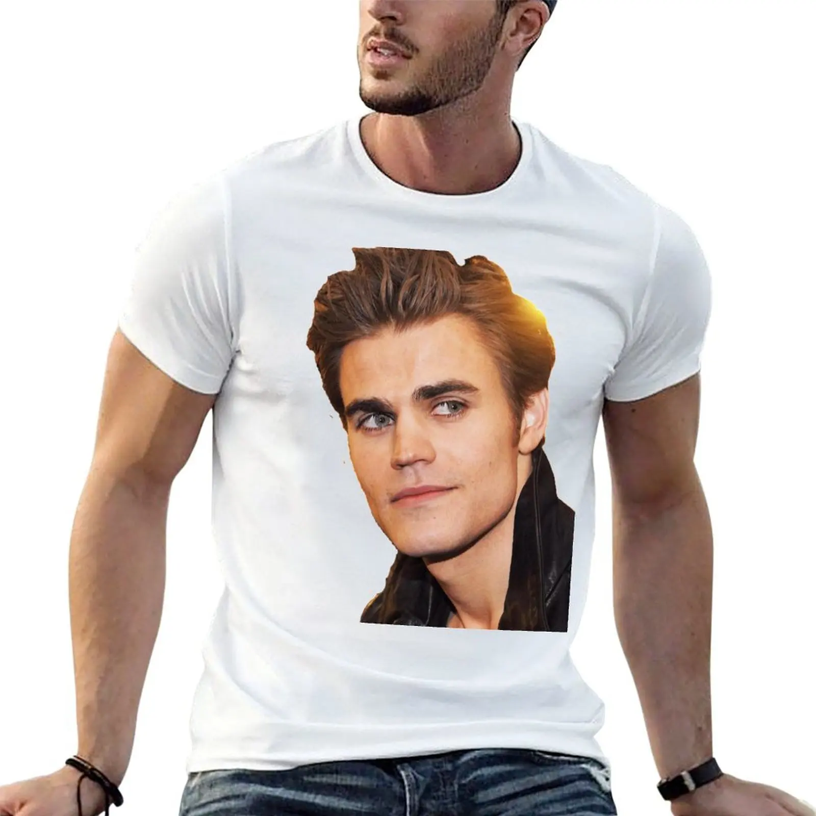 

Paul Wesley T-Shirt mens graphic t shirts man t shirts for men casual T-Shirt