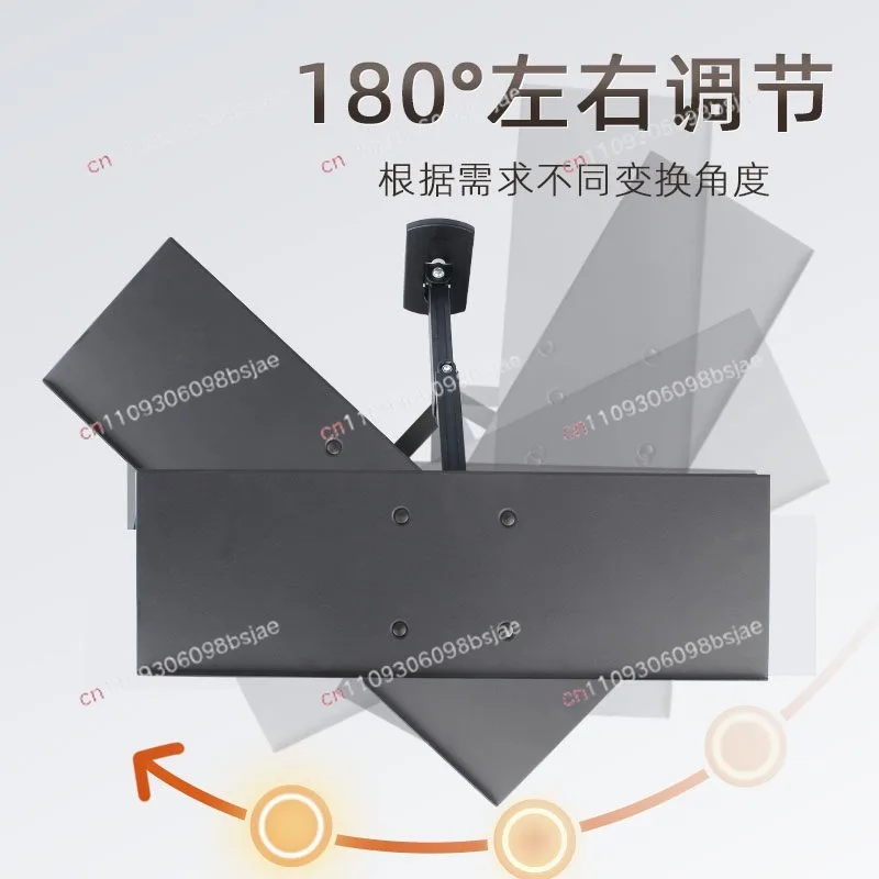 Computer Monitor Keyboard Bracket Mouse Trailer Wall Mounted Retractable Rotary Industrial Office Equipment