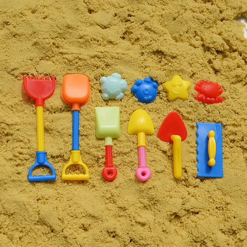 1/6 Dollhouse Miniature Beach Toys Shovel Rake Sand Digging Tool Doll House Decoration OB11 Doll Accessories