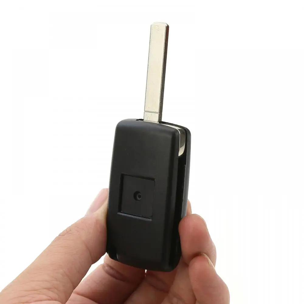 ปลอกหุ้มรีโมทพับได้2ปุ่มสำหรับกุญแจแบบพับ C2 Citroen C3 C4 C5 C6 C8