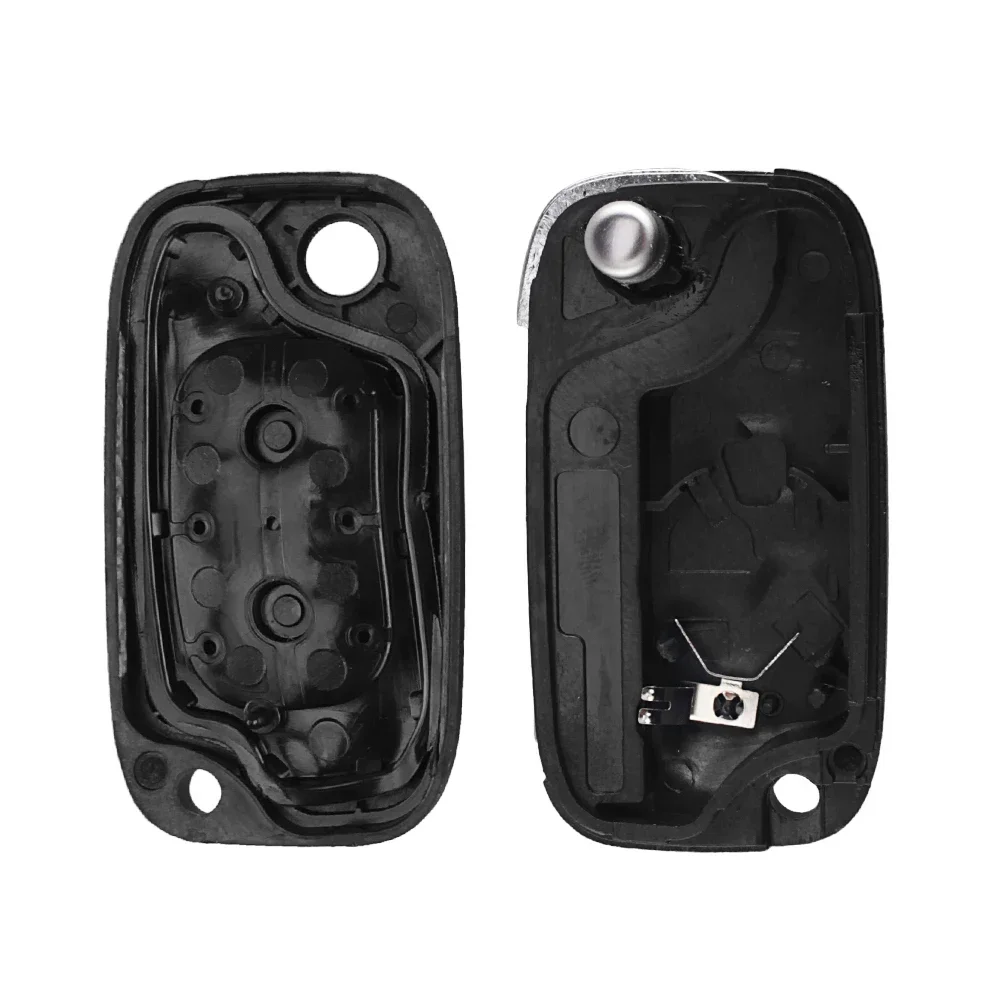 Dandkey 2 Buttons Car Key Case Remote Flip Folding Car Key Shell For Renault Clio Megane Kangoo Modus With HU83 VA2 NE73 Blade